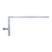 Charnière de porte 400x800x40x40x105mm STA galv.gelb verz.li.ob 5mm