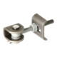 Charnière de porte 50x20x45x45x120x 25x45x6x5mm STA brut Btl.GAH-1