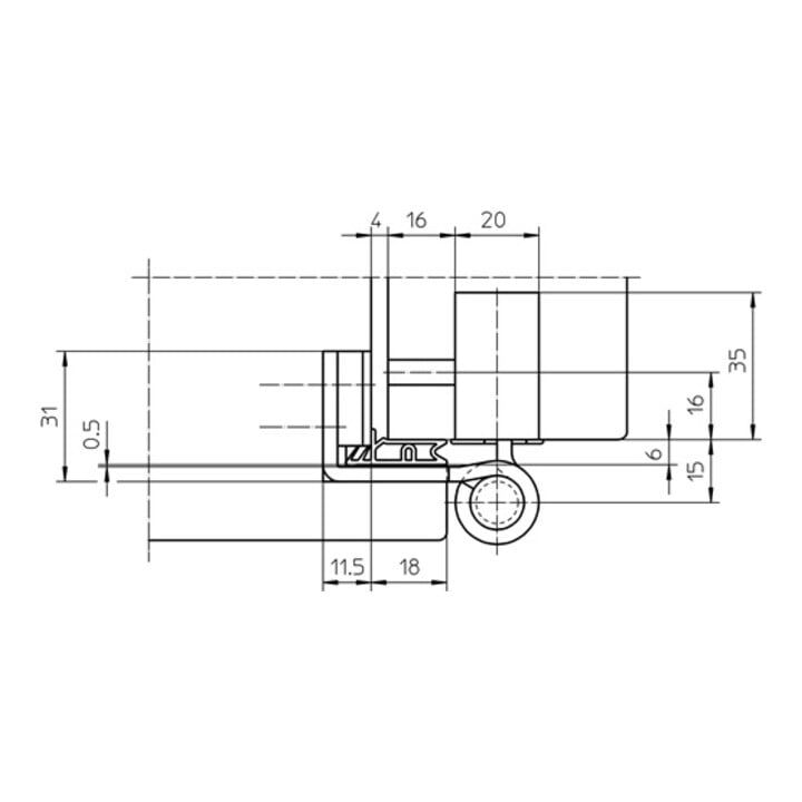 Charnière de porte d'entrée Protect 4010 3D FD VA né 160kg portes avant en bois 160kg