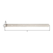 Charnière de tiroir B.40mm L.600x40mm S.4mm D.13mm VA rd GAH-3