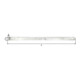Charnière de tiroir B.45mm L.1000x45mm S.5mm D.16mm STA TZN rd GAH-3