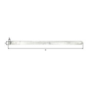 Charnière de tiroir B.45mm L.1000x45mm S.5mm D.16mm STA TZN rd GAH-3