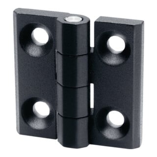 Charnière GN 237 H. 50 mm l. 50 mm épaisseur 2 mm zinc-moulé sous pression avec