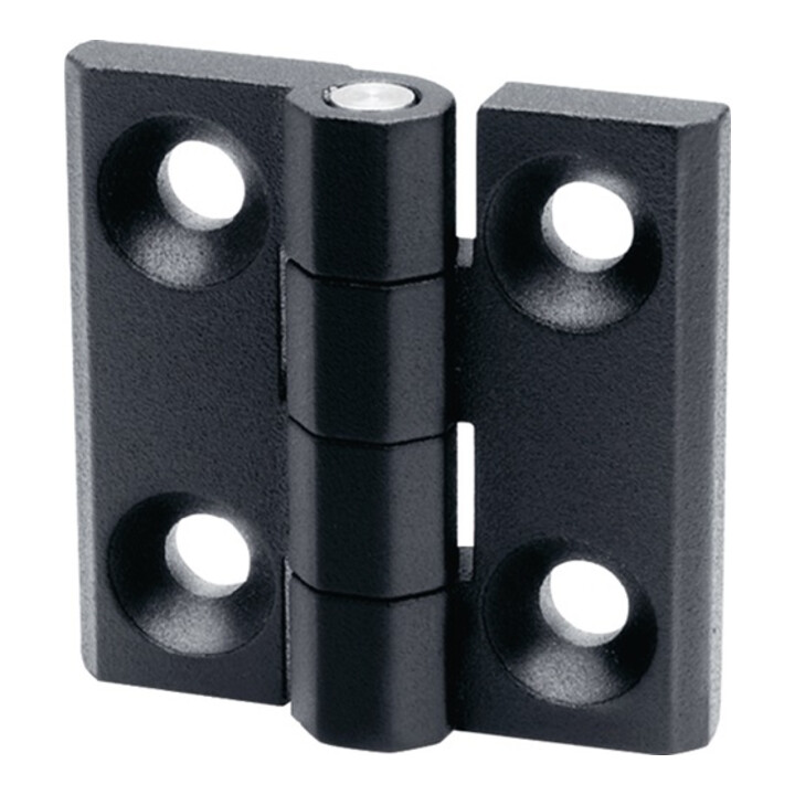 Charnière GN 237 H. 50 mm l. 50 mm épaisseur 2 mm zinc-moulé sous pression avec