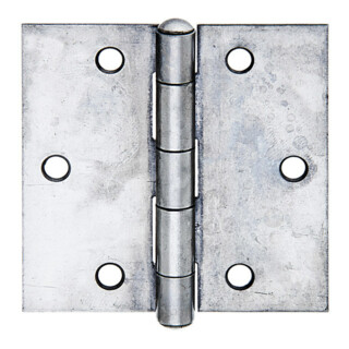 Charnière hauteur 81 mm largeur 128 mm pas de filetage 1,5 mm acier inoxydable