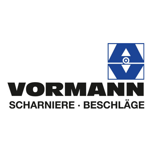 Charnière Vormann DIN 7954 B 70x51mm demi-largeur
