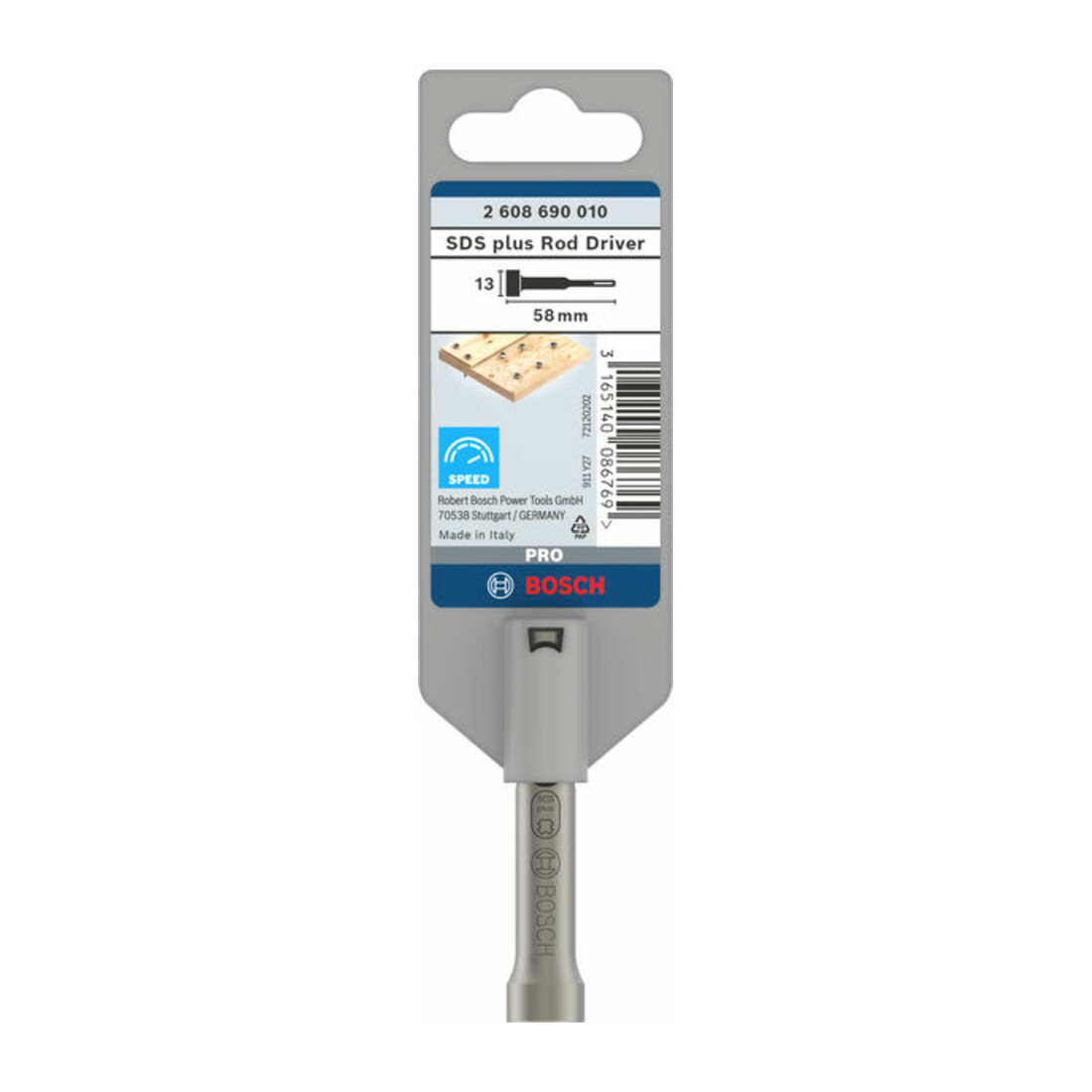 Chasse-clous SDS plus 58 mm