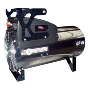 Chauffage à air pulsé au gaz 23-47 kW réglable en acier inoxydable