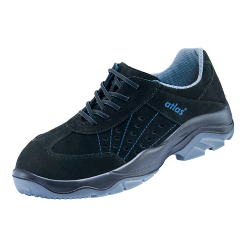 Chaussure de sécurité Atlas ESD alu-tec 300 S1 C noir/bleu largeur de chaussure 10