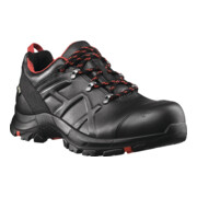 Chaussure de sécurité BE Safety 54 low taille 8,5 (42,5) noir/rouge Leder S3 HRO-1