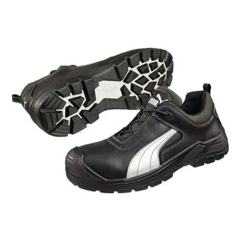 Chaussures de sécurité Puma Cascades basses, S3 HRO SRC noir