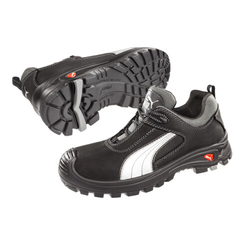 Chaussures de sécurité Puma Cascades basses, S3 HRO SRC noir