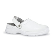 Chaussure de sécurité Clog Surge T. 38 blanc microfibres SB E A FO SRC EN ISO 20-1