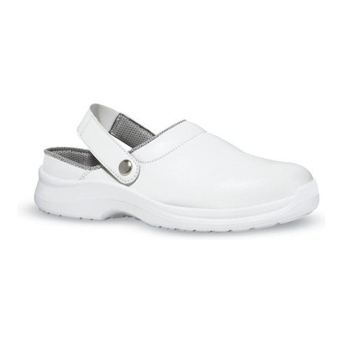 Chaussure de sécurité Clog Surge T. 40 blanc microfibres SB E A FO SRC EN ISO 20