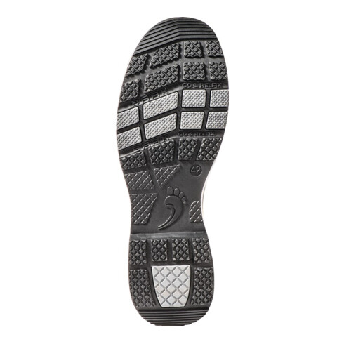 Chaussure de sécurité Conner taille 40 gris moucheté matériau textile S1 SRC ESD