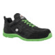 Chaussure de sécurité Green taille 42 noir/vert cuir velours S1P SRC EN ISO 2034-1