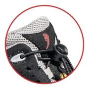 Baak Chaussure de sécurité Henk noir/gris microfibre S1P SRC ESD EN20345-4