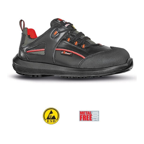 Chaussures de sécurité U-Power Iroko, EN20345 ESD S3 SRC noir