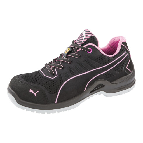 Chaussure de sécurité p. femmes Fuse TC Pink Wns Low taille 40 noir/rose microfi