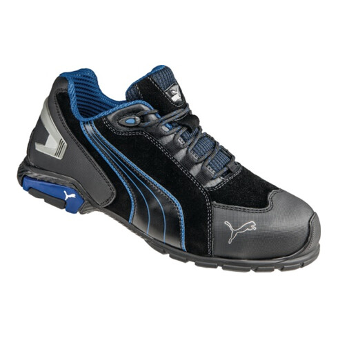 Chaussures de sécurité ISM Puma Rio noir bas, EN20345 S3 noir/bleu