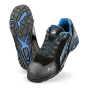 Chaussures de sécurité ISM Puma Rio noir bas, EN20345 S3 noir/bleu