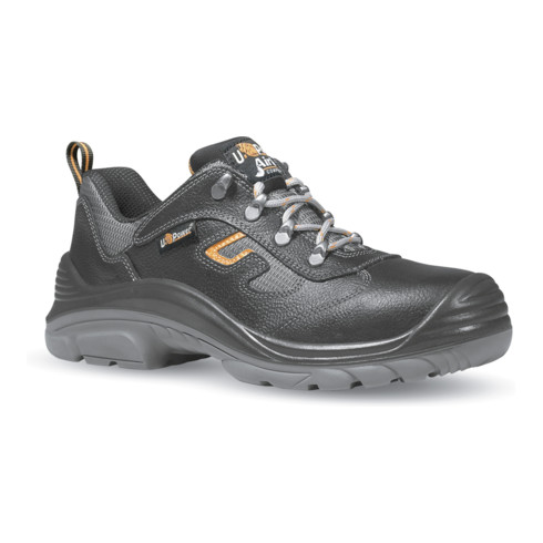 Chaussure de sécurité Solid T. 43 noir cuir pleine fleur / Cordura S3 SRC EN ISO