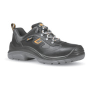 Chaussure de sécurité Solid T. 43 noir cuir pleine fleur / Cordura S3 SRC EN ISO