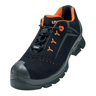 Chaussures basses de sécurité Uvex S1P SRC uvex 2 MACSOLE® en micro-daim, bouchon en plastique uvex xenova®.