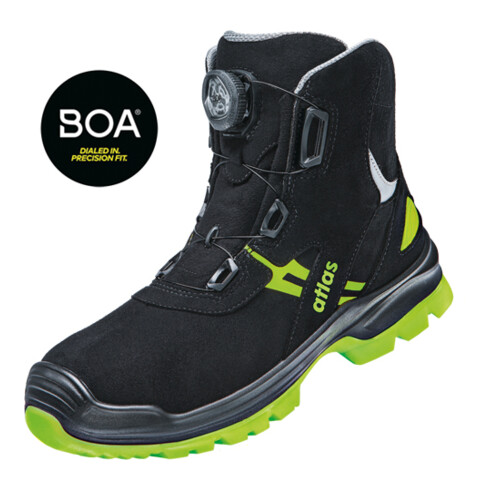 Chaussures de sécurité montantes Atlas FLASH 8255 XP BOA ESD S3, largeur 10 taille 42