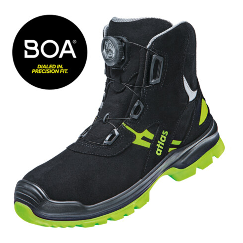 Chaussures de sécurité montantes Atlas FLASH 8255 XP BOA ESD S3, largeur 10 taille 43