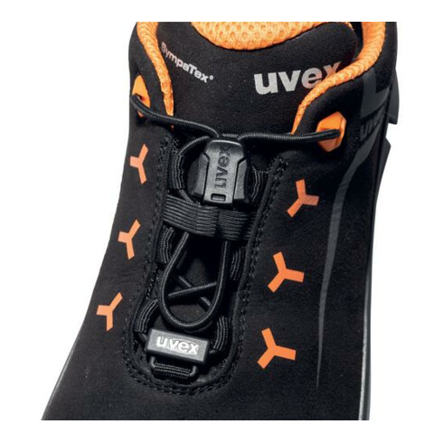 Uvex Chaussures de sécurité basses 65241 S3 WR HI HRO SRC largeur 10, taille 51