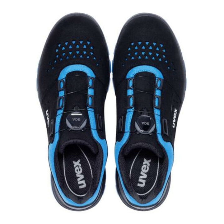 Chaussures de sécurité uvex S1P SRC uvex 2 xenova® en BOA® Fit System, capuchon en plastique uvex xenova®, largeur 11, taille 43