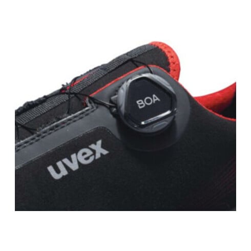 Chaussures basses de sécurité Uvex S3 SRC uvex 1 G2 avec BOA® Fit System, uvex xenova® plastic cap