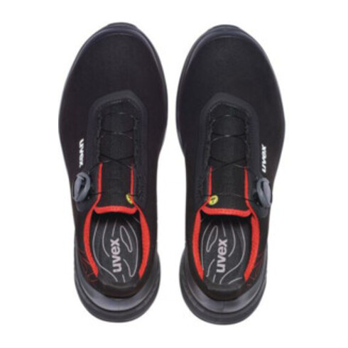 Chaussures basses de sécurité Uvex S3 SRC uvex 1 G2 avec BOA® Fit System, uvex xenova® plastic cap