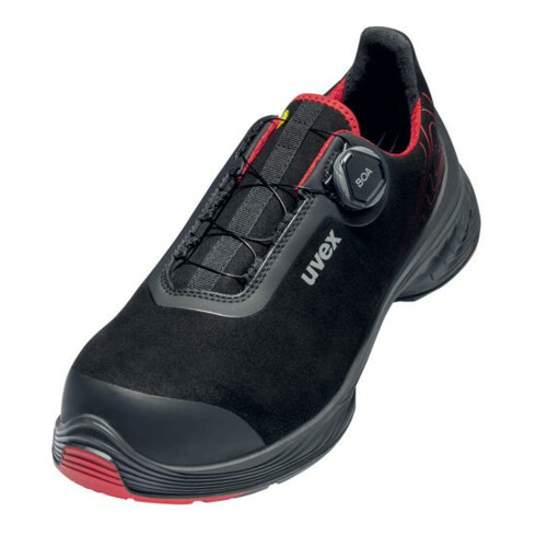 Chaussures basses de sécurité Uvex S3 SRC uvex 1 G2 avec BOA® Fit System, uvex xenova® plastic cap