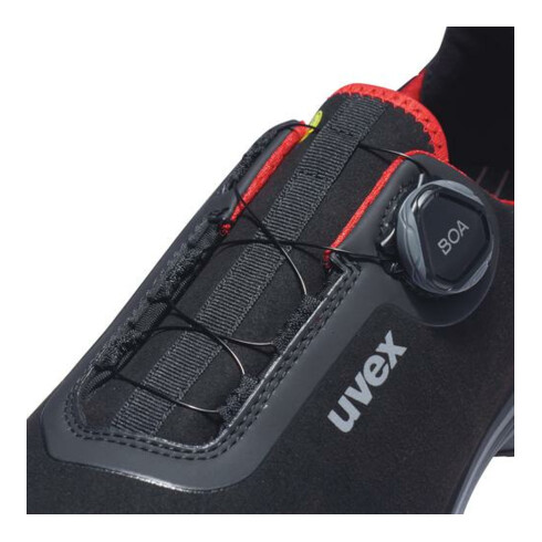 Chaussures basses de sécurité Uvex S3 SRC uvex 1 G2 avec BOA® Fit System, uvex xenova® plastic cap