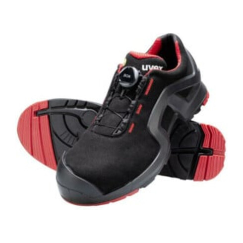 Chaussures de sécurité Uvex S3 SRC uvex 1 x-soutien renforcé en micro-daim, bouchon en plastique uvex xenova®.
