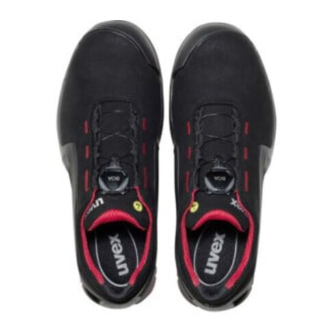 Chaussures de sécurité Uvex S3 SRC uvex 1 x-soutien renforcé en micro-daim, bouchon en plastique uvex xenova®.