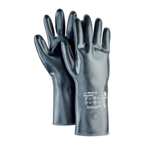 Chemiehandschuh Butoject 898 Gr.8 schwarz EN 388,EN 374 Kat.III