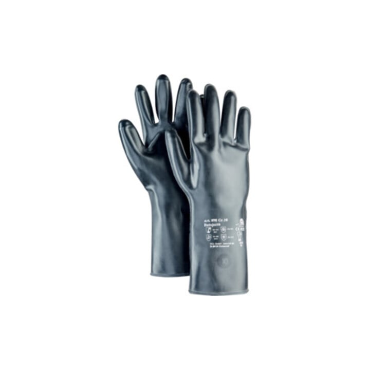Chemiehandschuh Butoject 898 Gr.8 schwarz EN 388,EN 374 Kat.III