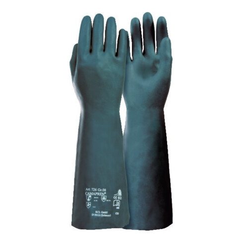 Chemiehandschuh Camapren 726 Gr.9 schwarz EN388/EN374-1 PSA III HONEYWELL