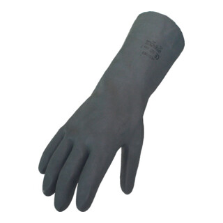 Chemiehandschuh Gr.10 schwarz EN 388,EN 374 Kat.III