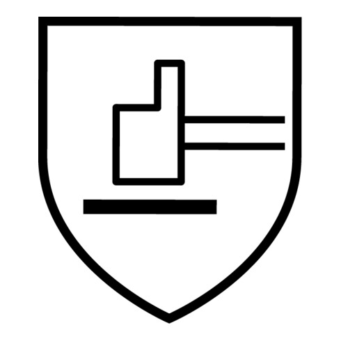 Chemiehandschuh Gr.10 schwarz EN 388,EN 374 Kat.III