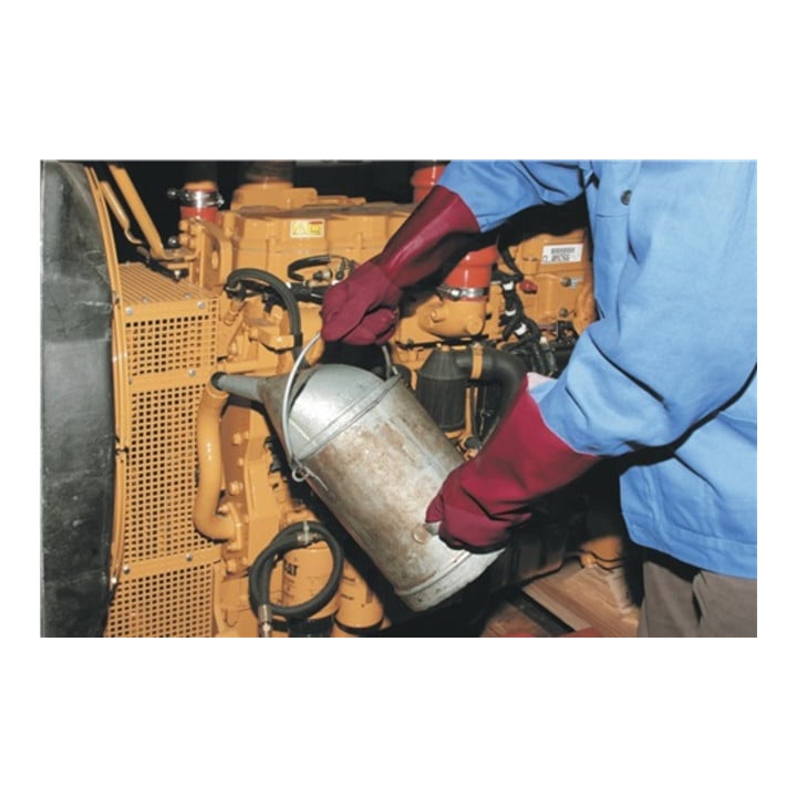 Honeywell Handschuhe PVC rot Mainbis 40 G Sperian Baumwoll-Interlock-Träger