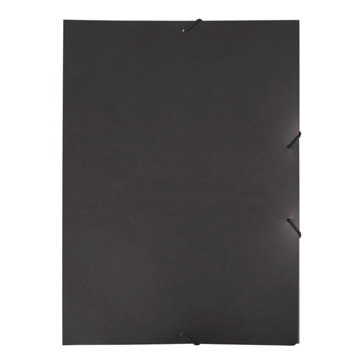 Chemise à élastique Eichner PP A4 + 3 rabats à ailettes et élastique de serrage en coin bleu