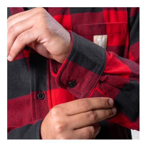 Chemise en flanelle STIER Heavy bci coton