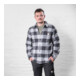 Chemise en flanelle STIER Heavy bci coton M gris écossais