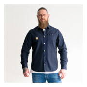 Chemise en toile canvas STIER Heavy Work bci coton L bleu marine