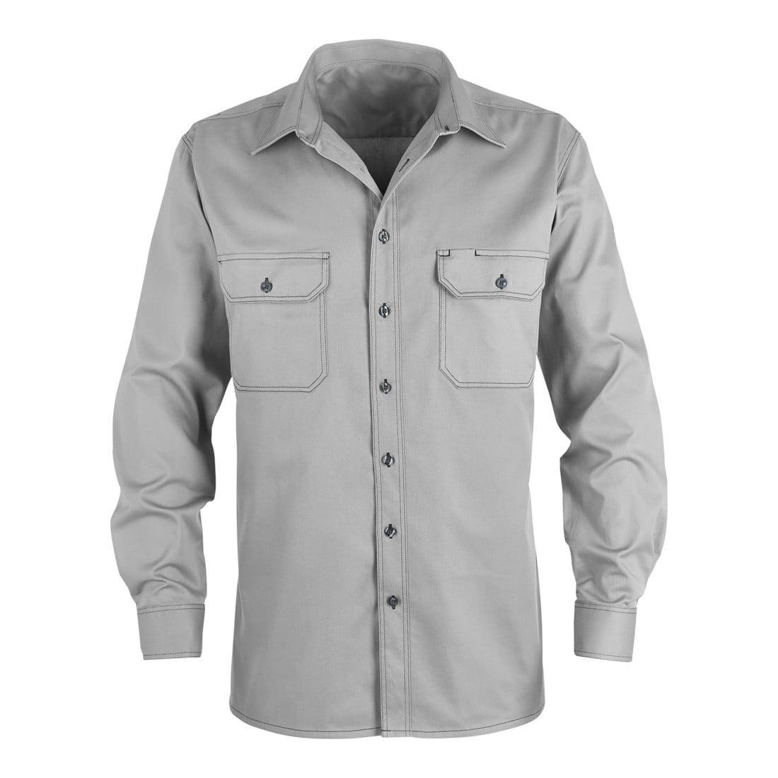 Chemise habillée Kübler 7406 gris moyen