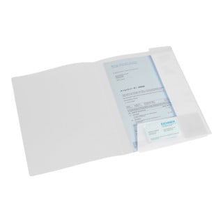 Chemise PP Eichner A4 avec rabats, blanc, œillet de classement